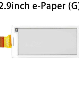 2.9 Inch E-Paper Screen (G) SPI 296x128 Red Yellow Black White Multi-Color Display Ultra Low Power Consumption Wide Viewing Angle For Raspberry Pi/Arduino/Jetson/STM32/ESP32