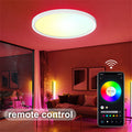 30W Smart LED Ceiling Light Dimmable Ceiling Light Fixture 2700K~6500K, RGB Ambient Light Work with Alexa Google Home for Bedroom Living Room