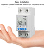 Tuya WiFi 63A Intelligent Leakage Protecting Switch Current Voltage Monitoring Circuit Breaker Timer Power Meter APP Control Work with Alexa Google Assistant