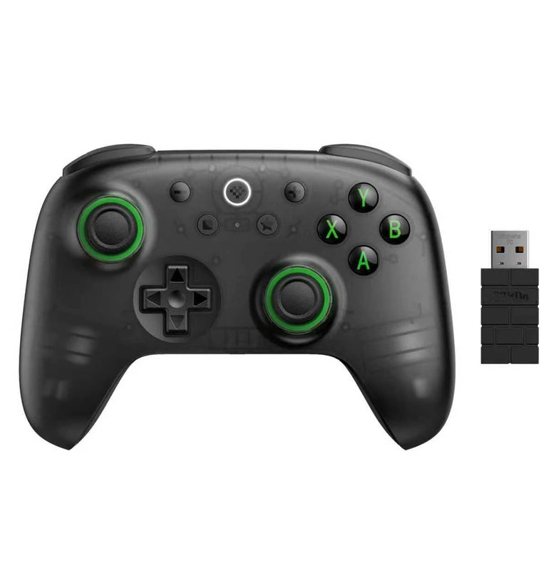 8Bitdo Ultimate 2C 2.4G Wireless Game Controller with 1000Hz Polling Rate Hall Effect Joysticks and Hall Triggers and Remappable L4/R4 Bumpers for Windows PC Android Steam