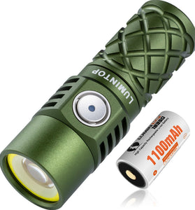 Lumintop W3 700M LEP Flashlight 550LM LED Floodlight Red Signal Light Multi-source Compact EDC Flashlight With 18350 Battery Mini LED Torch For Outdoor Camping Fishing Hiking
