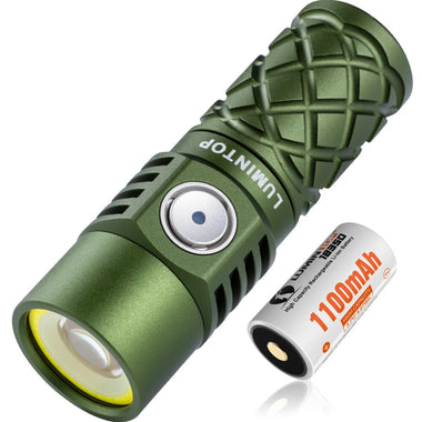 Lumintop W3 700M LEP Flashlight 550LM LED Floodlight Red Signal Light Multi-source Compact EDC Flashlight With 18350 Battery Mini LED Torch For Outdoor Camping Fishing Hiking
