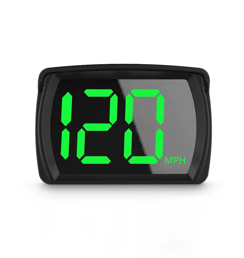 Car GPS HUD Digital Speedometer KMH MPH Big Fonts Green Light Car HUD Head Up Display for All Cars