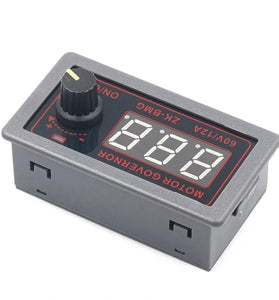 ZK-BMG PWM DC Motor Controller Adjustable Speed DC 9-60V 12V 24V 48V 12A Digital Display Encoder Duty Ratio Frequency Controller