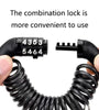 Password Motorcycle Security Helmet Wire Lock Portable Anti-theft Mtb Electric Road Bike Bicycle Locks