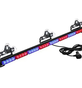 35.5Inch 32 LED Traffic Consultant Light Bar Warning Emergency Strobe Lamp Directional Flashing Emergency Warning Lighting