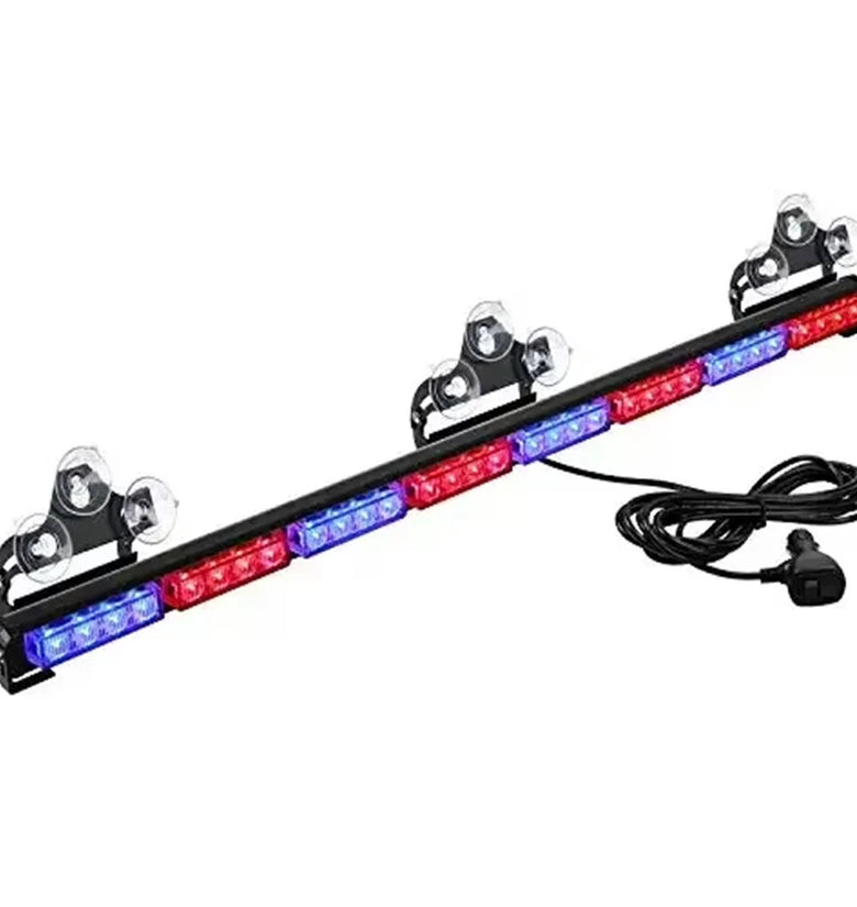35.5Inch 32 LED Traffic Consultant Light Bar Warning Emergency Strobe Lamp Directional Flashing Emergency Warning Lighting