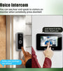 SY-30 Wireless Video Doorbell Intercom System 4 Inch Screen with 5000mAh Battery Night Vision PIR Motion Sensor