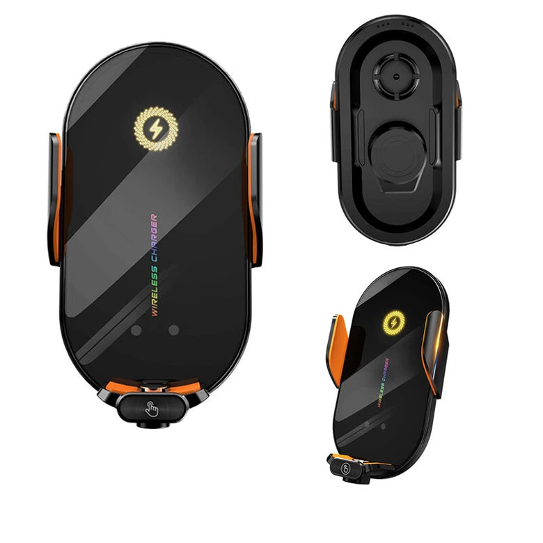 C3 Car Wireless Phone Holder Stand 66W Fast Charging Car Air Vent Charger Station Auto Infrared Induction for iPhone 16 15 14 13 12 for Samsung for Huawei for Xiaomi