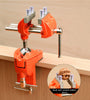 MYTEC Clamp Bench Vise Heavy Duty Cast Steel 360 Degree Swivel Base Woodworking Vise 3.5 Inch Jaw Width Table Clamp Vise for DIY Projects Workbench Creations