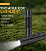 V8 800LM Strong Light EDC Portable LED Flashlight USB Rechargeable Built-in 18650 Battery Mini Torch Outdoor Emergency Light