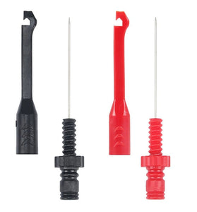 SG1016 4mm Banana Plug Multimeter Test Probes Nickel Plated Brass Wire Piercing Tools for Electrical and Automotive Circuit Testing