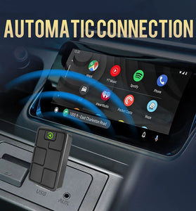 Babaolong 2-in-1 Wired To Wireless Carplay Adapter Android Auto Adapter Plug Car Machine Interconnection Converter