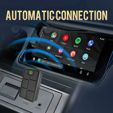 Babaolong 2-in-1 Wired To Wireless Carplay Adapter Android Auto Adapter Plug Car Machine Interconnection Converter