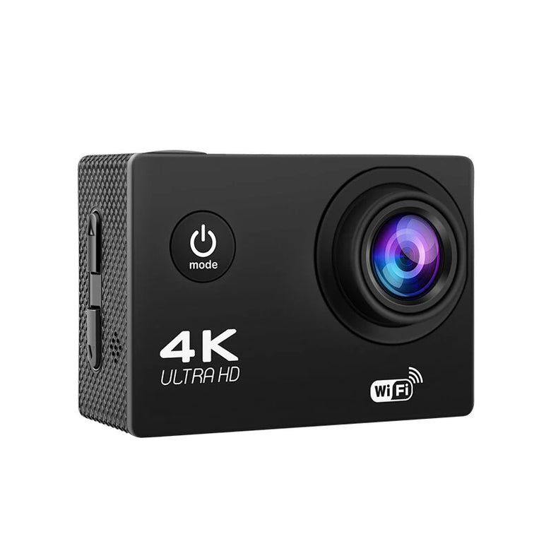 AUSEK 4K 30FPS HD Action Camera 30M Waterproof Protection Sports Camera Support WIFI for Mountain Climbing Scuba Diving Skiing