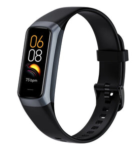 C60 1.1inch AMOLED Display Heart Rate Blood Pressure Blood Oxygen Monitor Body Temperature Record Sleep Monitoring Multi-sport Modes Music Playback 3ATM Waterproof Smart Watch
