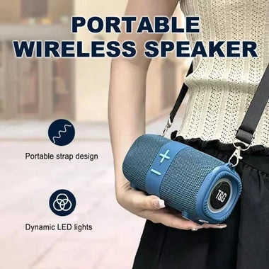 TG667 Portable bluetooth Speaker Handheld Speaker 52mm Driver RGB Light TWS Support AUX U Disk TF Card Playback FM Radio Portable Wireless Speakers