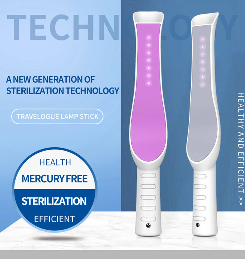 Portable UVC Germicidal Lamp Home Travel Disinfection LED UV Light Sterilizer UV Lamp