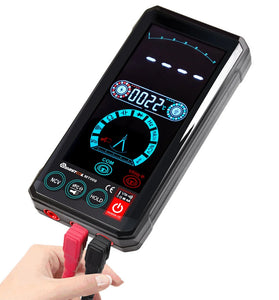 MUSTOOL MT009 4.4-Inch Touch Screen Smart True RMS Digital Multimeter Automatic Measurement with VFC Fuctiuon Current Voltage Test 6000 Counts Dispaly