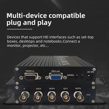 XVGA Box RGB RGBS MDA CGA EGA To VGA Industrial Monitor Video Converter GBS-8219 Industrial Monitor Converter