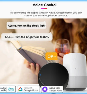 AUBESS WiFi IR Smart Universal Remote Control For TV Air Conditioner, Compatible With Tuya Smart Life Alexa Google Home