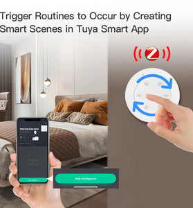 Tuya Zigbe Smart Knob Wireless Scene Switch Button Control Dimmer Battery Powered Automatic Scene Smart Life APP