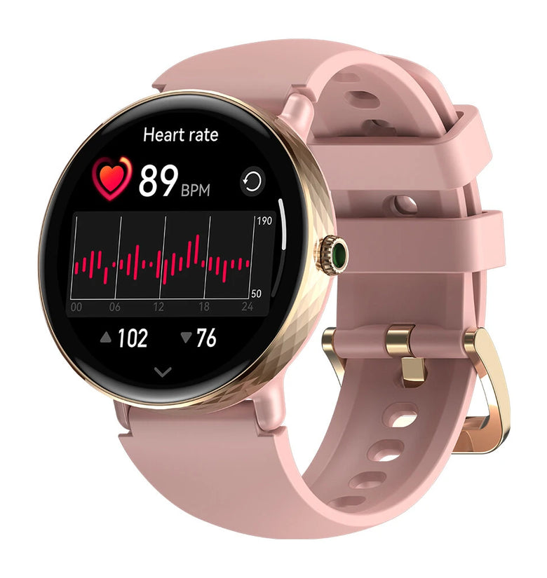[World Premiere]Zeblaze Lily 2 1.2inch AMOLED Double Straps bluetooth Call Heart Rate Blood Pressure Blood Oxygen Monitor Sleep Monitoring Breathe Training Women's Health Multi-sport Modes IP68 Waterproof Smart Watch