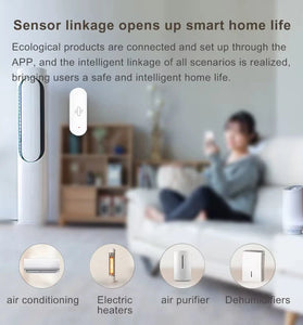 Tuya Smart Home WiFi Vibration Sensor Detection Smart Life APP Notification Real-Time Motion Shock Alarm History Record Security