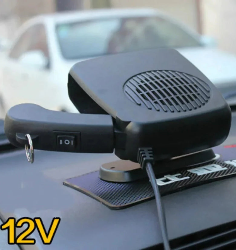 200W 12V Electric Car Heater Defroster Multi-function Portable Defogger Windshield Defroster Heating Cooling Dual Modes For All Season