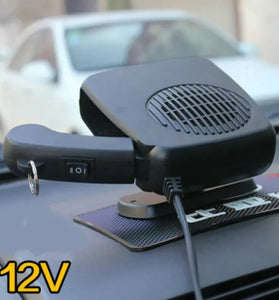 200W 12V Electric Car Heater Defroster Multi-function Portable Defogger Windshield Defroster Heating Cooling Dual Modes For All Season