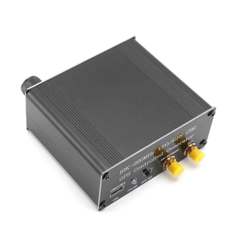 10K-220MHz VFO Controlled Generator Taming Reference Signal Source Black Tool Accessories