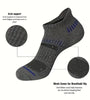 6 Pairs Men's Cotton Sports Ankle Socks Anti Odor Sweat Absorbent Breathable Outdoor Cycling Travel Athletic Short Socks Comfortable