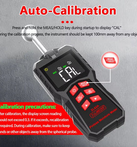 Spherical Induction Moisture Meter ZL62A ZL62B High Precision Portable Wood Wall Tester 0.1-99.9 Percent Moisture Range Adjustable Threshold