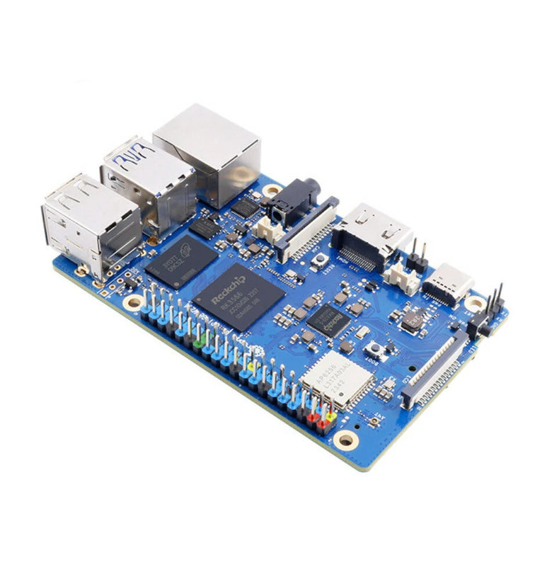 Orange Pi 3B 2GB/4GB/8GB RAM Rockchip RK3566 Mini PC Quad-Core 64-bit WiFi+BLE Gigabit Run Android Linux OpenHarmony OS SBC Single Board