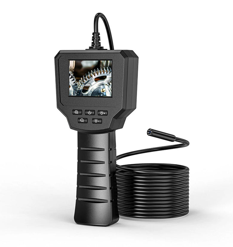 Inskam 8.0mm Industrial Endoscope with HD Camera 2hr Battery Life IP67 Waterproof 2.4-inch IPS Screen for Automotive Inspections No Photo or Video