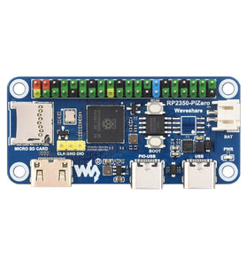 RP2350-PiZero Development Board Based On Raspberry Pi RP2350B Dual-core & Dual-architecture Microcontroller 520KB SRAM and 16MB Onboard Flash Memory