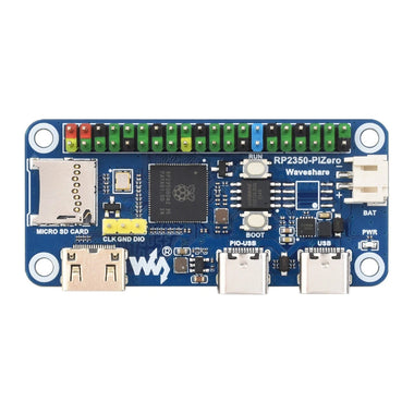 RP2350-PiZero Development Board Based On Raspberry Pi RP2350B Dual-core & Dual-architecture Microcontroller 520KB SRAM and 16MB Onboard Flash Memory