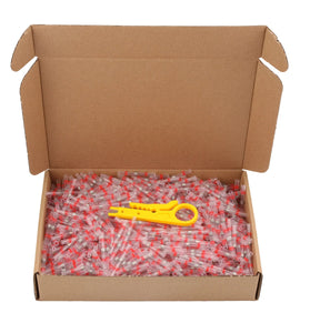 Solder Seal Heat Shrink Waterproof Butt Wire Connectors Terminals Electrical Copper with Soldering Sleeve Bullet ConnectorButt Wire Connectors Terminals Electrical Copper with Soldering Sleeve Bullet Connector