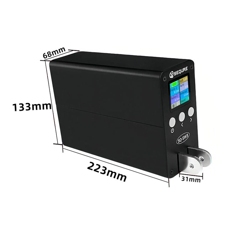 SEQURE SQ-SW3 Capacitor Energy Storage Spot Welder 18650 | 21700 Lithium Battery Nickel Strip Copper Strip Spot Welding DIY Power Battery Pack