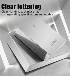 32pcs Steel Metric Gauge Block Lathe Gauge Grade 0 Slip Jo Blocks 1.005-50mm Measure Tools
