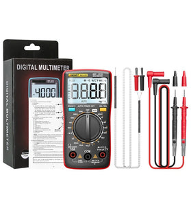 ANENG AN113C Intelligent Auto Measure Digital Multimeter 4000 Counts True RMS LCD Digital Multimeter Portable AC DC Tester Volt Voltmeter Ammeter Ohm Voltage Current Mete