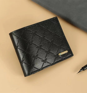 Retro Men's PU Leather Short Wallet Slim Bifold Purse Credit Card Holder Card Case Wallet Gifts For Men Card Holder Purse Men