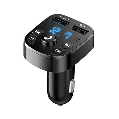 Dual USB Car MP3 Player Fast Charger FM bluetooth Receiver Compatible 5.0 FM Transmitter USB Flash Drive Plug Car Kit