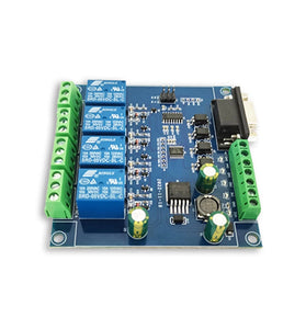 RTU RS232/TTL UART Modbus Rtu 4 Ch Relay Module Communication 4-Channel 7-24V Relay Module