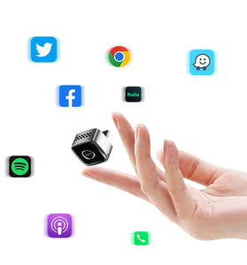 Wooboobox M5 Wireless Carplay Android Auto Box USB / Type-C Port Plug and Play WIFI 5.8G BT5.0 Wired to Wireless Adapter