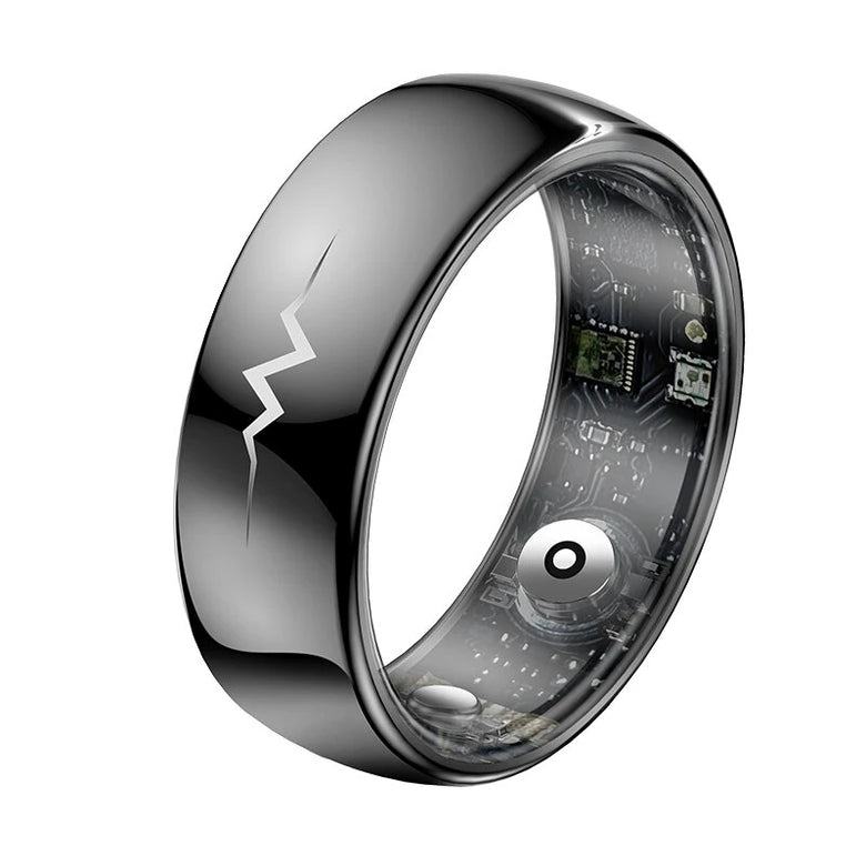 Q520 Multifunctional Watch Partner ECG Heart Rate Blood Pressure Blood Glucose SpO2 Monitor Sleep Monitoring Multi-sport Modes 5ATM Waterproof Smart Ring