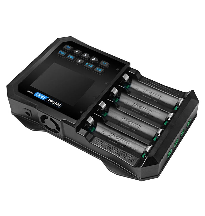 JUNCTEK 18650 Battery Charger BTS04 High Precision Lithium Battery Tester 3.7V Bluetooth Optional Multiple Operation Modes Adjustable Screen Wide Compatibility Reliable Performance