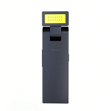 Outdoor COB Work Light USB Rechargeable Repair Lamp With Bright Red Warning Lights, Bottom Magnetic, Clip-On Multifunction COB Flashlight