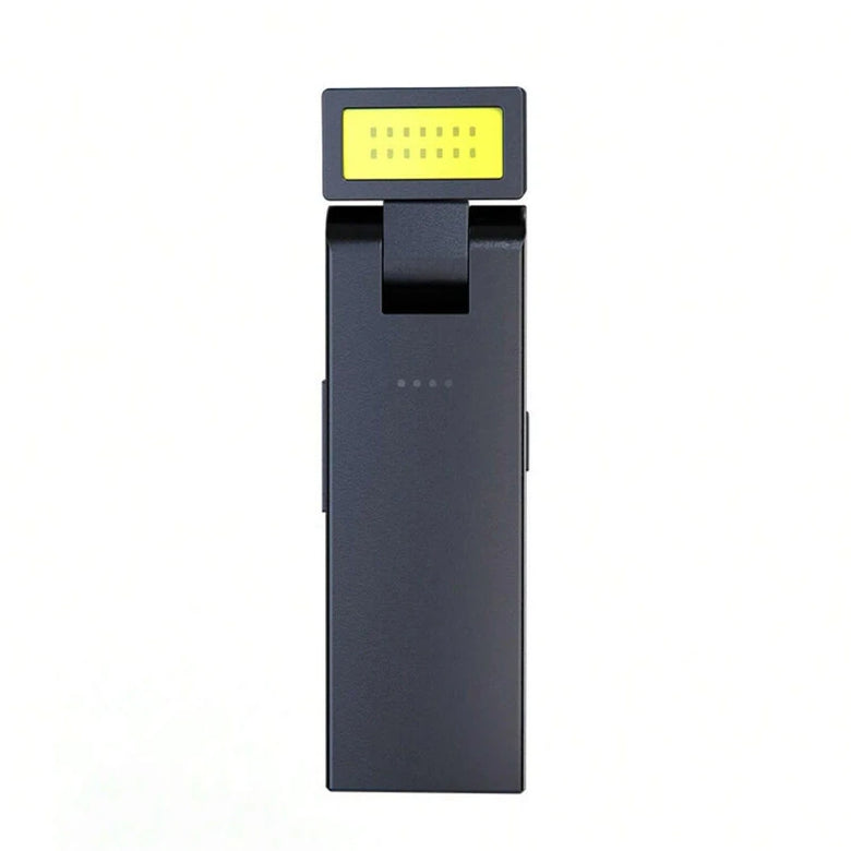 Outdoor COB Work Light USB Rechargeable Repair Lamp With Bright Red Warning Lights, Bottom Magnetic, Clip-On Multifunction COB Flashlight