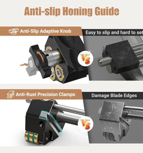 HONGDUI HD34 Pro Honing Guide For Chisels And Planes Woodworking Sharpening System With Sharpening Angle Fixture Angle Gauge